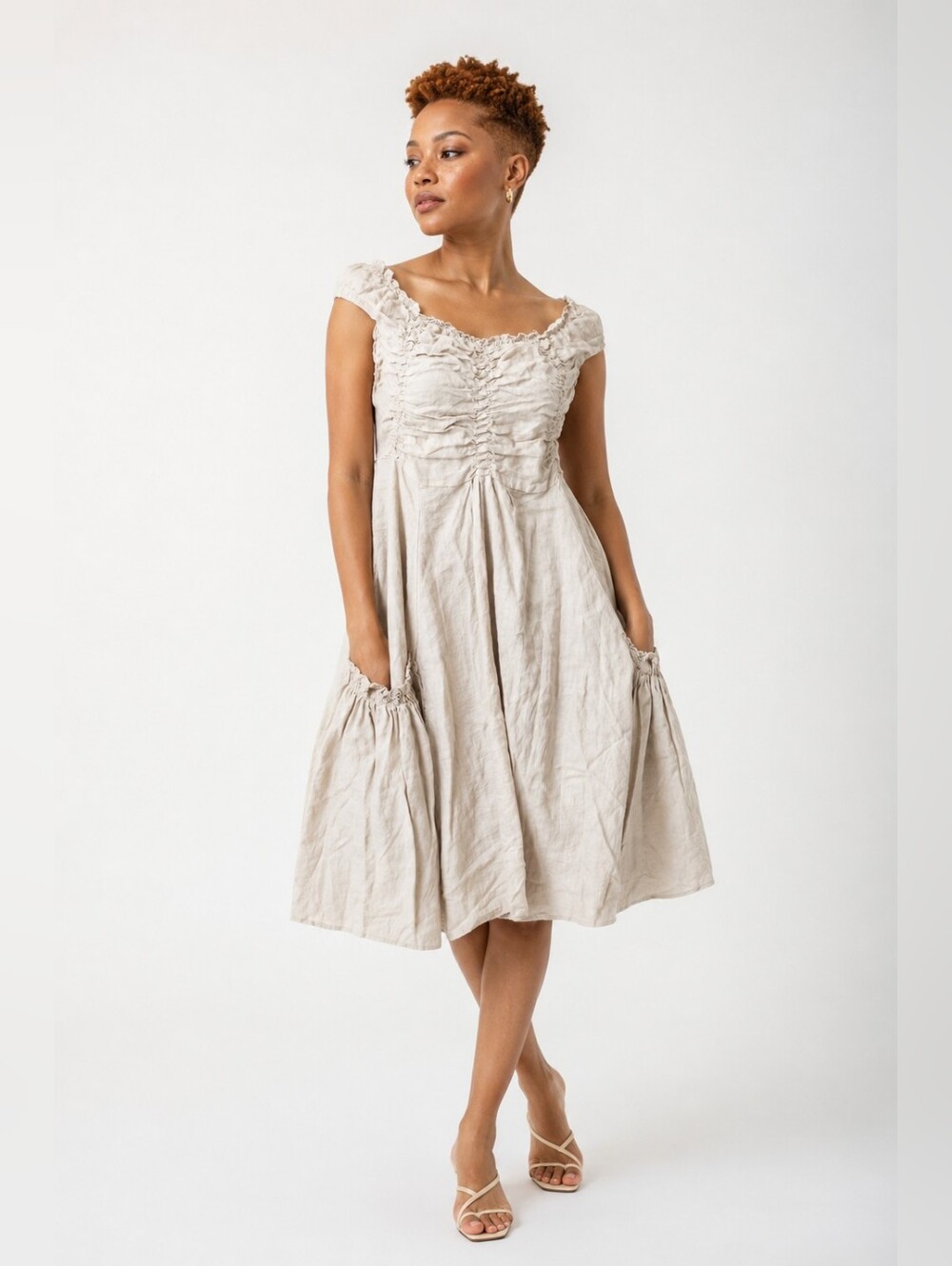 LOLA Made in Italy Linen Dress